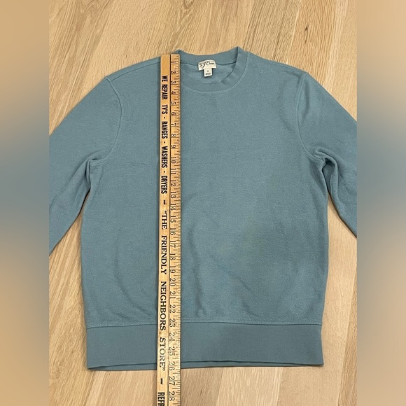 J. Crew Men's Crewneck Sweater in Soft Blue - Picture 9 of 9